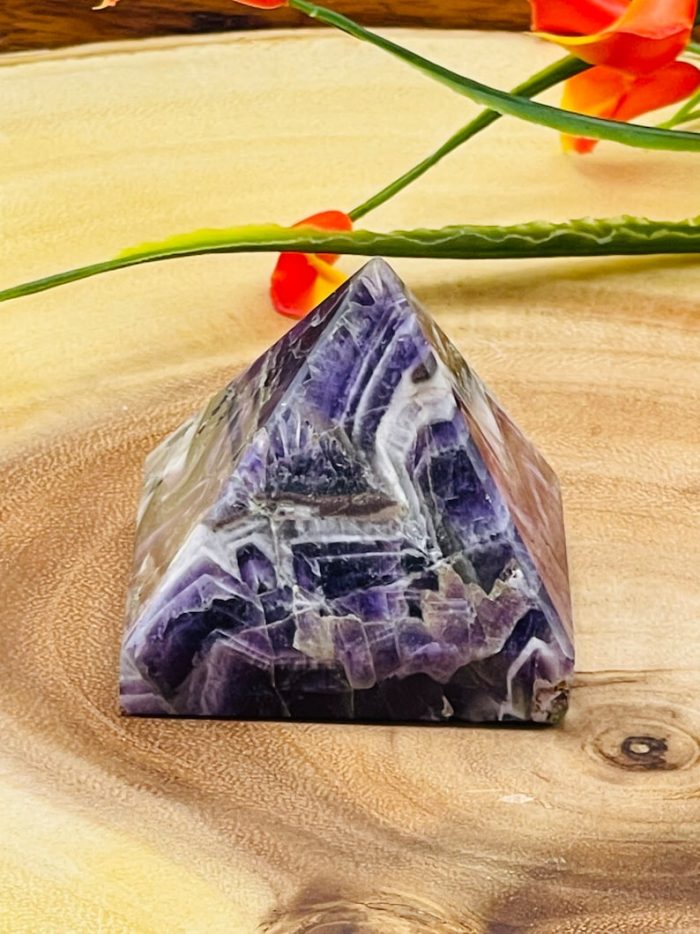 Amethyst Pyramid | Amethyst Crystal Pyramid | Amethyst Pointer | Metaphysical Healing Tool | Crown Chakra | Reiki |1, 1.5 & 2 Inch