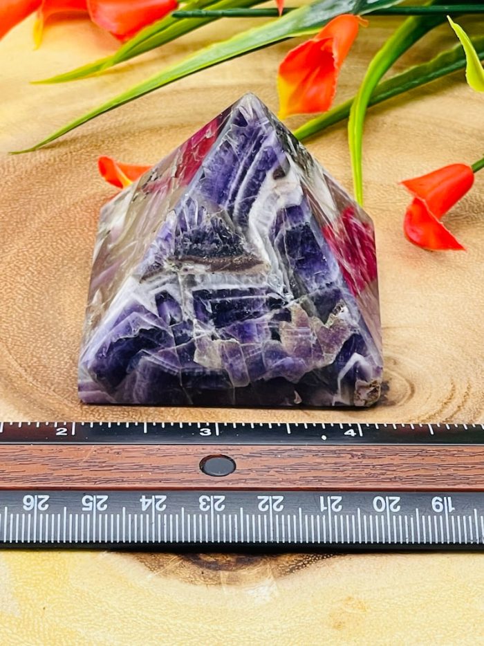 Amethyst Pyramid | Amethyst Crystal Pyramid | Amethyst Pointer | Metaphysical Healing Tool | Crown Chakra | Reiki |1, 1.5 & 2 Inch