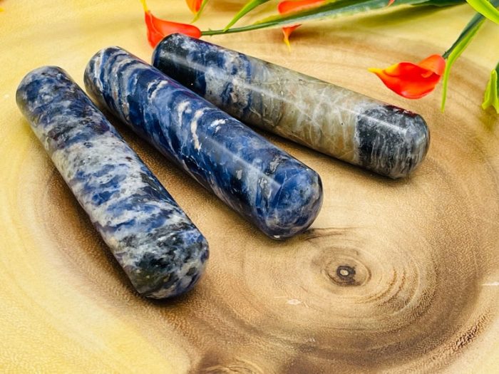 Sodalite Wand | Sodalite Crystal Wand | Blue Sodalite Massage Wand | Healing Crystal & Stone | Third Eye Chakra | Chakra Stone | Handmade