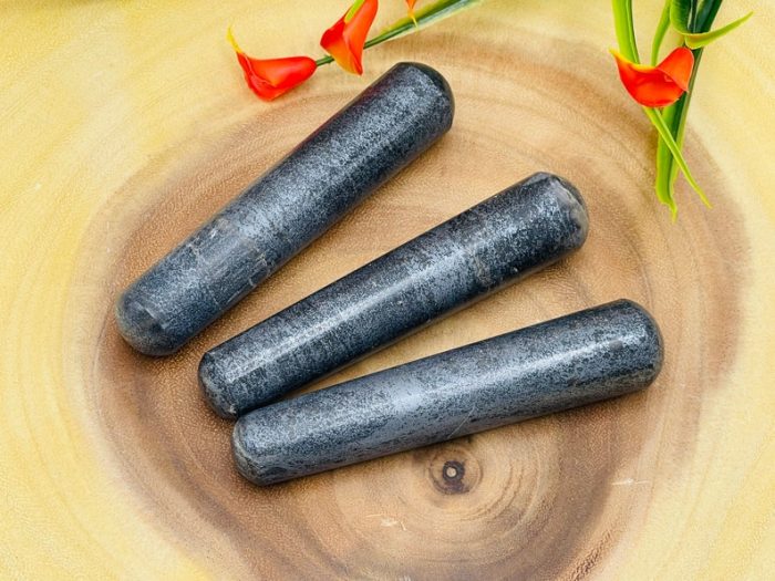 Hematite Massage Wand | Crystal Healing Wand | Soothing & Calming Massage | Spa Massage Wand | Stress Reliever | Healing Tool | Root Chakra