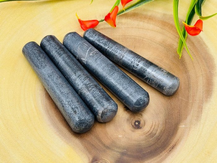 Hematite Massage Wand | Crystal Healing Wand | Soothing & Calming Massage | Spa Massage Wand | Stress Reliever | Healing Tool | Root Chakra