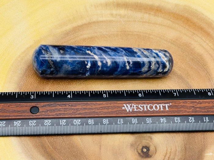 Sodalite Wand | Sodalite Crystal Wand | Blue Sodalite Massage Wand | Healing Crystal & Stone | Third Eye Chakra | Chakra Stone | Handmade