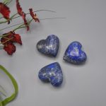 Lapis Lazuli Puffy Heart | Lapis Crystal Heart | Hand Polished | Third Eye Chakra | Healing Gemstone | Cleansing & Balance | Metaphysical