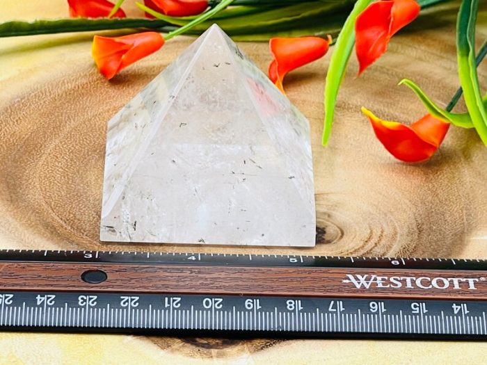 Clear Quartz Pyramid | Crystal Quartz Pyramid | Clear Quartz Gemstones l Handmade | Stone of Power | Crown Chakra Crystal | Crystal Point