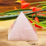 Rose Quartz Pyramid | Pink Rose Quartz Healing Pyramid | Crystal Pyramid | Healing Crystal | Stone of Love | Handmade | 1 inch and 2 inch