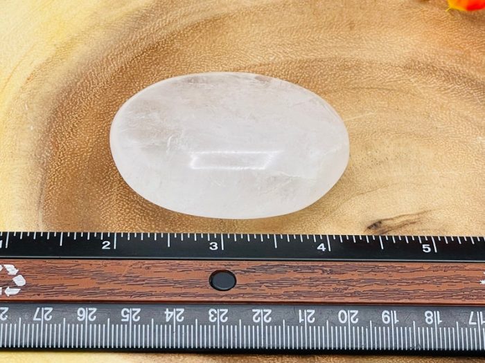 Clear Quartz Palm Stone