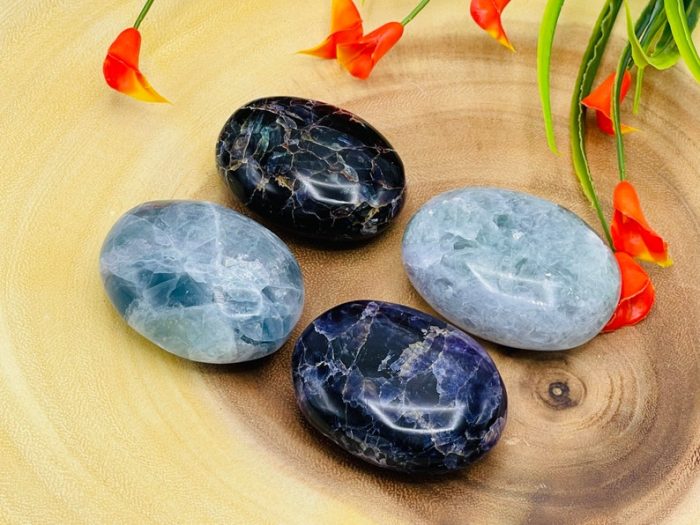 Fluorite Palm Stone | Fluorite Crystals | Healing Gemstone | Cleansing & Balance | Metaphysical Crystal | Massage Stone