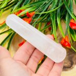 Clear Quartz Wand | Hand Polished Clear Quartz Wand | Crystal Wand | Stone of power | Massage Wand | Heart Chakra  | Reiki | 4 inch