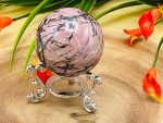 Rhodonite Sphere | Rhodonite Crystal Ball