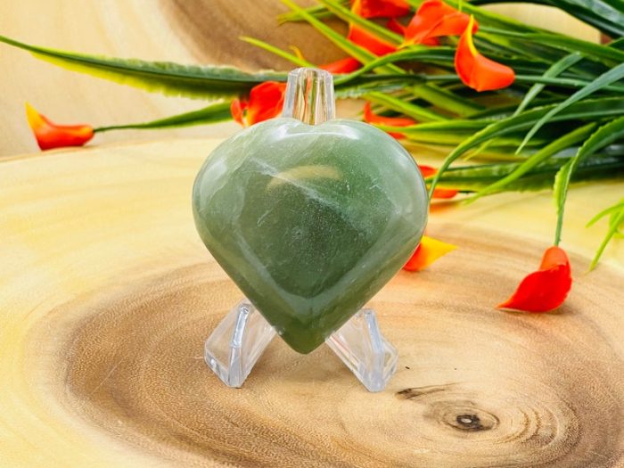 Green Aventurine Heart Stones | Green Aventurine Crystal Heart | Healing Stone | Stone of intelligence and creativity | Chakra Stone