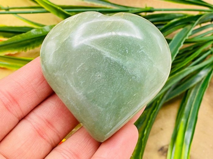 Green Aventurine Heart Stones | Green Aventurine Crystal Heart | Healing Stone | Stone of intelligence and creativity | Chakra Stone