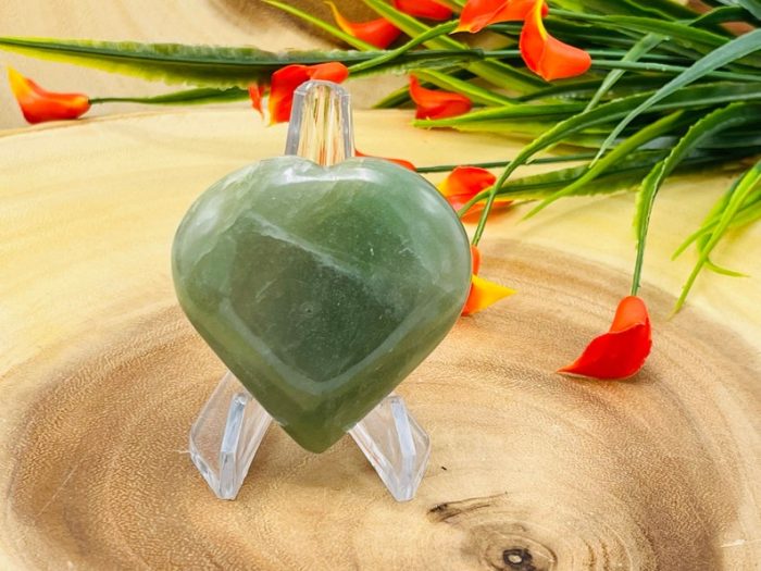 Green Aventurine Heart Stones | Green Aventurine Crystal Heart | Healing Stone | Stone of intelligence and creativity | Chakra Stone