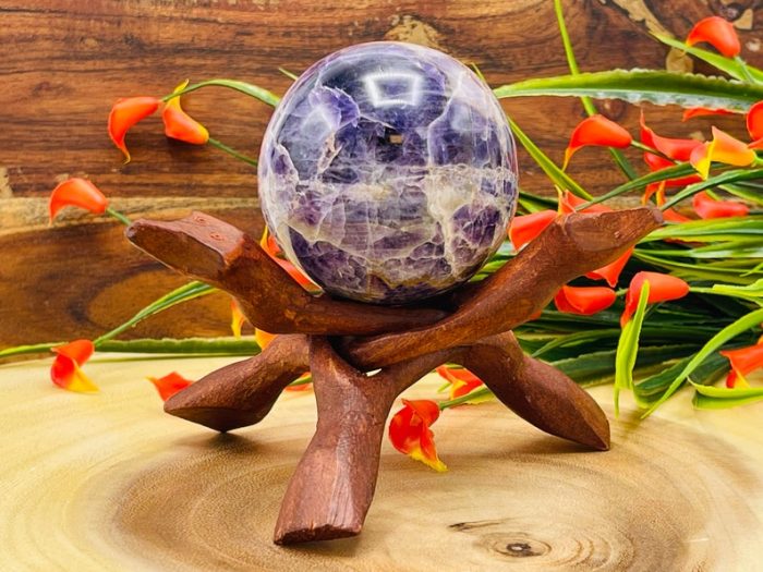 Amethyst Sphere | Amethyst Crystal Sphere | Metaphysical Healing Crystal | Crown Chakra | Reiki Sphere | Amethyst Ball | 50 - 60 mm