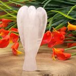 Rose Quartz Angel | Rose quartz Crystal Angel | Heart Chakra | Cleansing & Balance | Metaphysical Crystal | Stone of Love | 3 inch