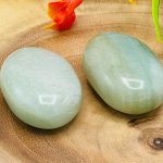 Green Aventurine Palm Stone | Green Aventurine Crystal | Hand Polished Massage Palm Stone | Chakra Healing Crystal | Stress Reliever
