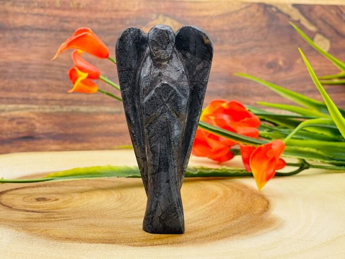 Hematite Angel | Hematite Crystal Angel | Cleansing & Balance | Metaphysical Crystal | Reiki Angel Statue | Angel figurine 1", 2", 3"