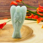 Amazonite Angel | Amazonite Crystal Figurine | Amazonite Crystal Angel | Healing Stone | Heart & Throat Chakra Stone | Standing Statuette