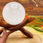 Clear Quartz Sphere | Crystal Clear Healing Ball | Massage Ball | Spa Massage Tool | Stress Reliever | Stone of Power | Crown Chakra Crystal