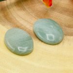 Green Aventurine Smooth Stone | Green Aventurine Palm Crystal | Hand Polished Massage Stone | Chakra Healing Crystal | Stress Reliever