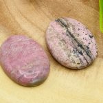 Rhodonite Smooth Stone | Rhodonite Crystal | Stone of Compassion | Cleansing & Balance | Metaphysical | Massage Pocket Stone