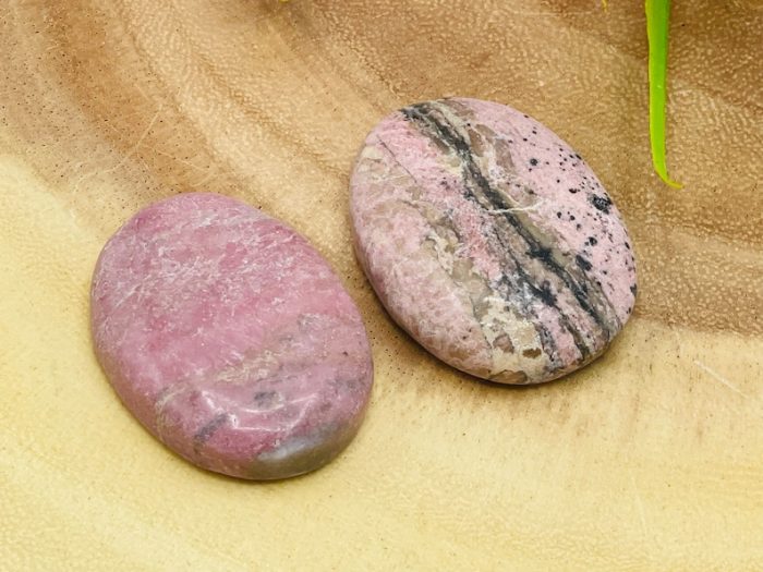 Rhodonite Smooth Stone | Rhodonite Crystal | Stone of Compassion | Cleansing & Balance | Metaphysical | Massage Pocket Stone