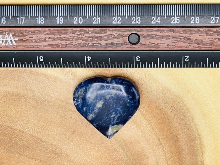 Sodalite Heart Stone | Blue Sodalite Pocket Stone | Polished Gemstone | Healing Crystals & Stone | Third Eye Chakra | Chakra Stone