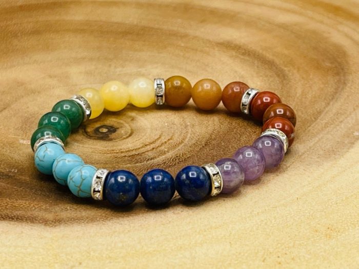 7 Chakra Crystals Stones Bracelets | Beautiful Healing Jewelry | Chakra Jewelry | Reiki Stones | Healing Crystal Bracelet