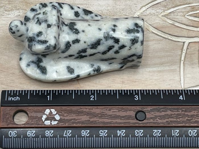 White Tiger Jasper Angel | Crystal Figurine | Standing Statuette | Crystal Angel | Angelic Reiki | Metaphysical | Healing Crystal