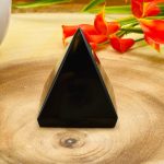 Black Obsidian Pyramid | Black Obsidian Crystal | Obsidian Pointer | Reiki Tool | Healing Crystal | Stress Reliever | Meditation
