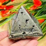 Pyrite Crystal Pyramid, Fools Gold, Pyrite Pointer, Healing Crystal, Powerful Protection Stone,  Mental Stability, Strength & Stamina