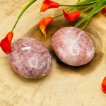 Strawberry Pink Onyx Palm Stone | Palm Stone Crystal | Onyx Palm Stone | Massage Stone | Healing Crystals | Reiki | Meditation