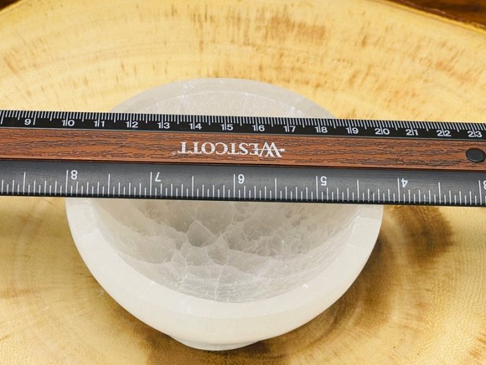 Selenite Pedestal Bowl | Selenite Charging Station | Chakra Activator | Crystal Cleansing Bowl With Base | Reiki | Handmade