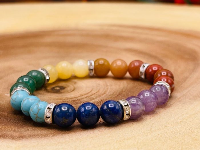 7 Chakra Crystals Stones Bracelets | Beautiful Healing Jewelry | Chakra Jewelry | Reiki Stones | Healing Crystal Bracelet