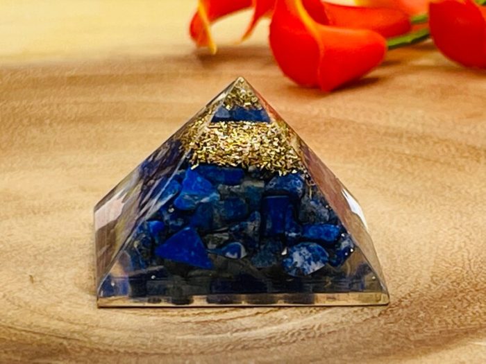 7 Chakra Orgone Pyramid Stone Set | Chakra Healing Pyramid Crystal | Reiki Chakra | Chakra Pocket Stones | Chakra Pointer