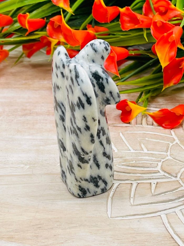 White Tiger Jasper Angel | Crystal Figurine | Standing Statuette | Crystal Angel | Angelic Reiki | Metaphysical | Healing Crystal