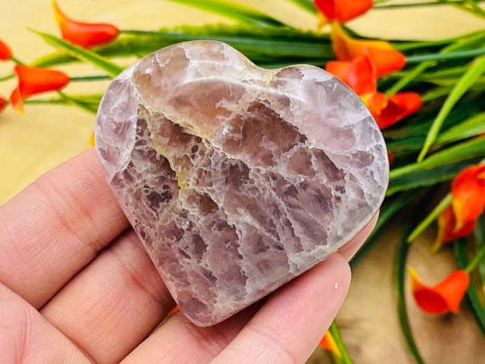 Fluorite Heart | Fluorite Crystal Heart | Healing Gemstone | Cleansing & Balance | Metaphysical Crystal | Massage Stone 1", 1.5", 2"