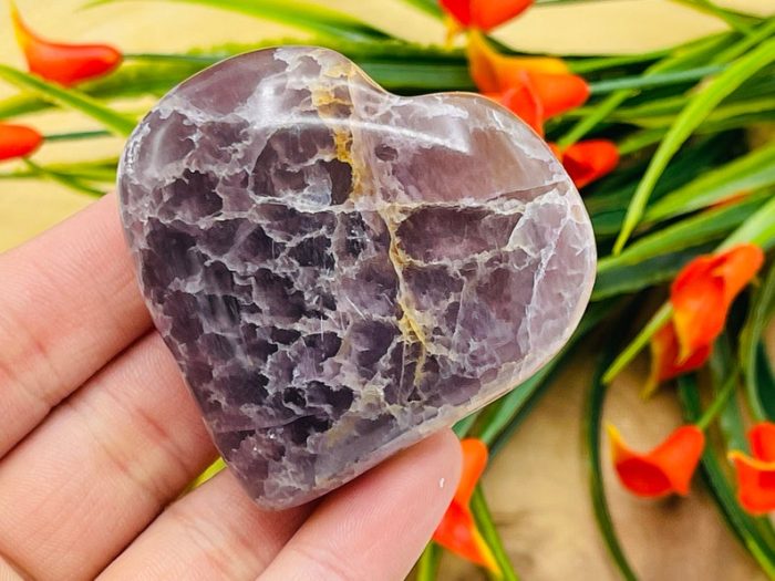 Fluorite Heart | Fluorite Crystal Heart | Healing Gemstone | Cleansing & Balance | Metaphysical Crystal | Massage Stone 1", 1.5", 2"