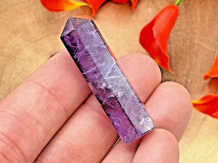 Amethyst Pointer | Amethyst Pointer wand | Amethyst Terminated Point | Crystal Point | Healing Crystal Tower | Metaphysical 1.5 Inch