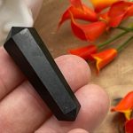 Black Tourmaline Pointer | Tourmaline Pointer wand | Tourmaline Double Terminated Point | Crystal Point | Healing Crystal Tower 1.5 Inch