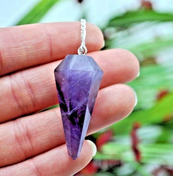 Amethyst Crystal Pendulum