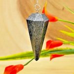 Hematite Crystal Pendulum | Hematite Point Pendulum |  Hematite Crystal Energy Stone | Healing Dowsing Energy Balancing | Faceted