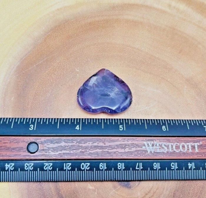 Amethyst Hearts | Amethyst Crystal Hearts | Amethyst Pocket Hearts | Metaphysical Healing Tool | Crown Chakra | Reiki