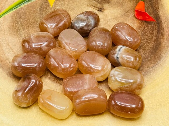 Honey Caramel Calcite Tumbled Stones | Handmade | Polished Stones | Polished Gemstones | Healing Crystals & Stones| Meditation | Reiki