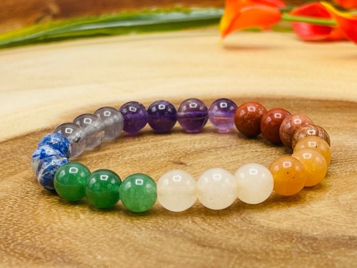 7 Chakra Crystals Stones Bracelets | Beautiful Healing Jewelry | Chakra Jewelry | Reiki Stones | Healing Crystal Bracelet