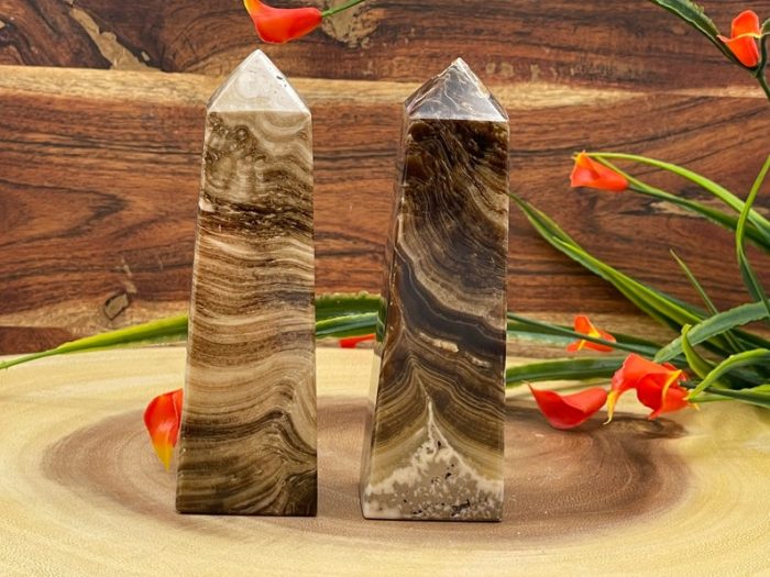 Root Beer Calcite Obelisk | Chocolate Calcite Tower | Calcite Point | Handmade | Crystal Obelisk | Healing Crystal | Reiki | Metaphysical