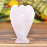 Rose Quartz Angel | Rose quartz Crystal Angel | Handmade | Heart Chakra | Cleansing & Balance | Metaphysical Crystal | Stone of Love