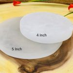 Selenite Charging Station | Round Plate | Chakra Activator | Reiki Plate | Metaphysical Crystal | Meditation | Powerful Healer | 4 & 5 inch