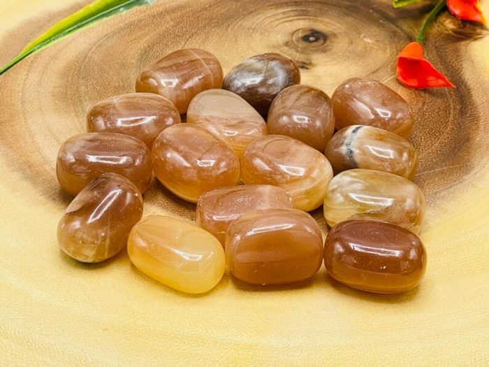 Honey Caramel Calcite Tumbled Stones | Handmade | Polished Stones | Polished Gemstones | Healing Crystals & Stones| Meditation | Reiki