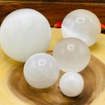 Selenite Sphere | Selenite Crystal Ball | Polished Selenite Crystal | Handmade | Crystal Chakra Reiki | Cleansing & Balance | Meditation