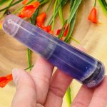 Fluorite Massage Wand | Fluorite Crystal Healing Wand | Soothing & Calming Massage | Spa Massage Wand | Stress Reliever | Healing Tool